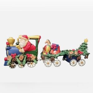 Party Lite Ceramic Santa Train Tealight
Candle Holder